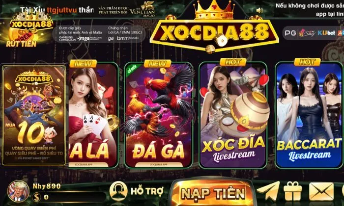 Đăng ký tài khoản tại Xocdia88
